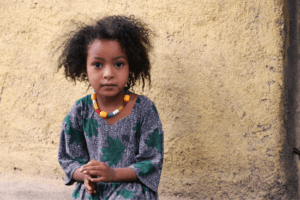 Picture of young girl from Ethiopia